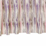 Pink, Purple N Gray Streaks Cotton Embroidery Curtain Panels