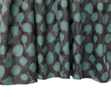 Aquatic Green Leaves Print Jacquard Fabric By The Metre