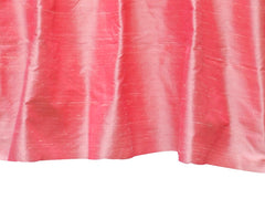 Coral Silk Dupioni Curtain Panels
