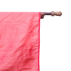 Coral Silk Dupioni Curtain Panels