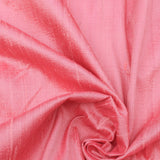 Coral Silk Dupioni Curtain Panels