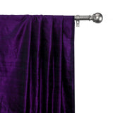 Purple Silk Dupioni Curtain Panels