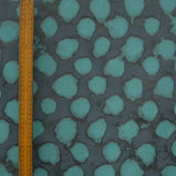 Aquatic Green Leaves Print Jacquard Weave Curtain Panels