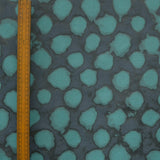 Aquatic Green Leaves Print Jacquard Fabric By The Metre