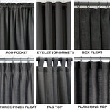 Orange & Blue Art Silk Curtain Panels