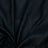 Black Silk Dupioni Curtain Panels
