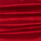 Red Silk Dupioni Curtain Panels