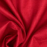 Red Silk Dupioni Curtain Panels