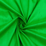 Grass Green Silk Dupioni Curtain Panels
