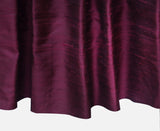 Wine Silk Dupioni Curtain Panels