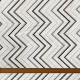 Embroidered Diamonds Cotton Fabric By The Metre