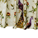 Purple Peacock Cotton Fabric By The Metre