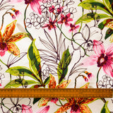 Garden Blossom Cotton Fabric By The Metre