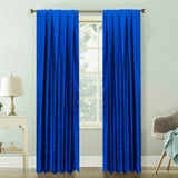 Royal Blue Silk Dupioni Curtain Panels