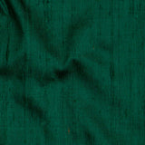 Dark Green Silk Dupioni Curtain Panels