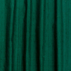 Dark Green Silk Dupioni Curtain Panels