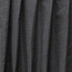 Charcoal Grey Art Silk Curtain Panels