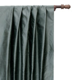 Smokey Green Art Silk Curtain Panels