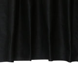 Black Art Silk Curtain Panels