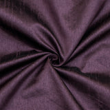 Dark Plum Art Silk Curtain Panels