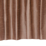 Copper Art Silk Curtain Panels