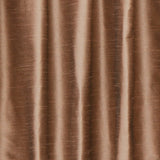 Copper Art Silk Curtain Panels
