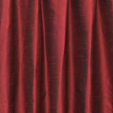 Deep Red Art Silk Curtain Panels