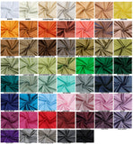 Orange & Blue Art Silk Curtain Panels