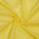 Yellow Art Silk Curtain Panels