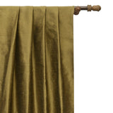 Antique Gold Art Silk Curtain Panels