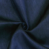 Navy Blue Art Silk Curtain Panels