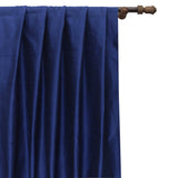 Royal Blue Art Silk Curtain Panels
