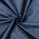 Midnight Blue Art Silk Curtain Panels