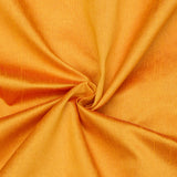 Saffron Orange Art Silk Curtain Panels