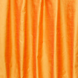 Saffron Orange Art Silk Curtain Panels