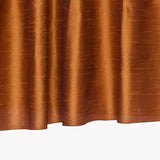Dark Rust Art Silk Curtain Panels