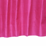 Fuchsia Pink Art Silk Curtain Panels