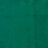 Dark Peacock Green Silk Dupioni Fabric By The Metre