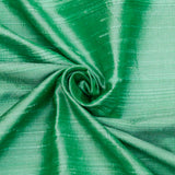 Light Emerald Green Silk Dupioni Curtain Panels