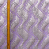 Purple Jacquard Fabric By The Metre