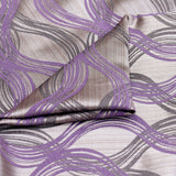 Purple Jacquard Fabric By The Metre