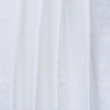 White Art Silk Curtain Panels