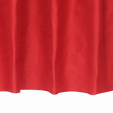 Blood Red Art Silk Curtain Panels