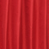 Blood Red Art Silk Curtain Panels