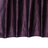 Dark Plum Art Silk Curtain Panels