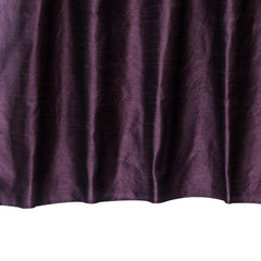 Dark Plum Art Silk Curtain Panels