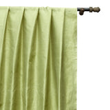 Gooseberry Green Art Silk Curtain Panels
