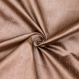 Copper Art Silk Curtain Panels