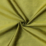 Olive Green Art Silk Curtain Panels