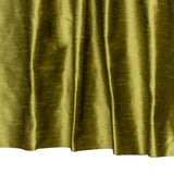 Olive Green Art Silk Curtain Panels